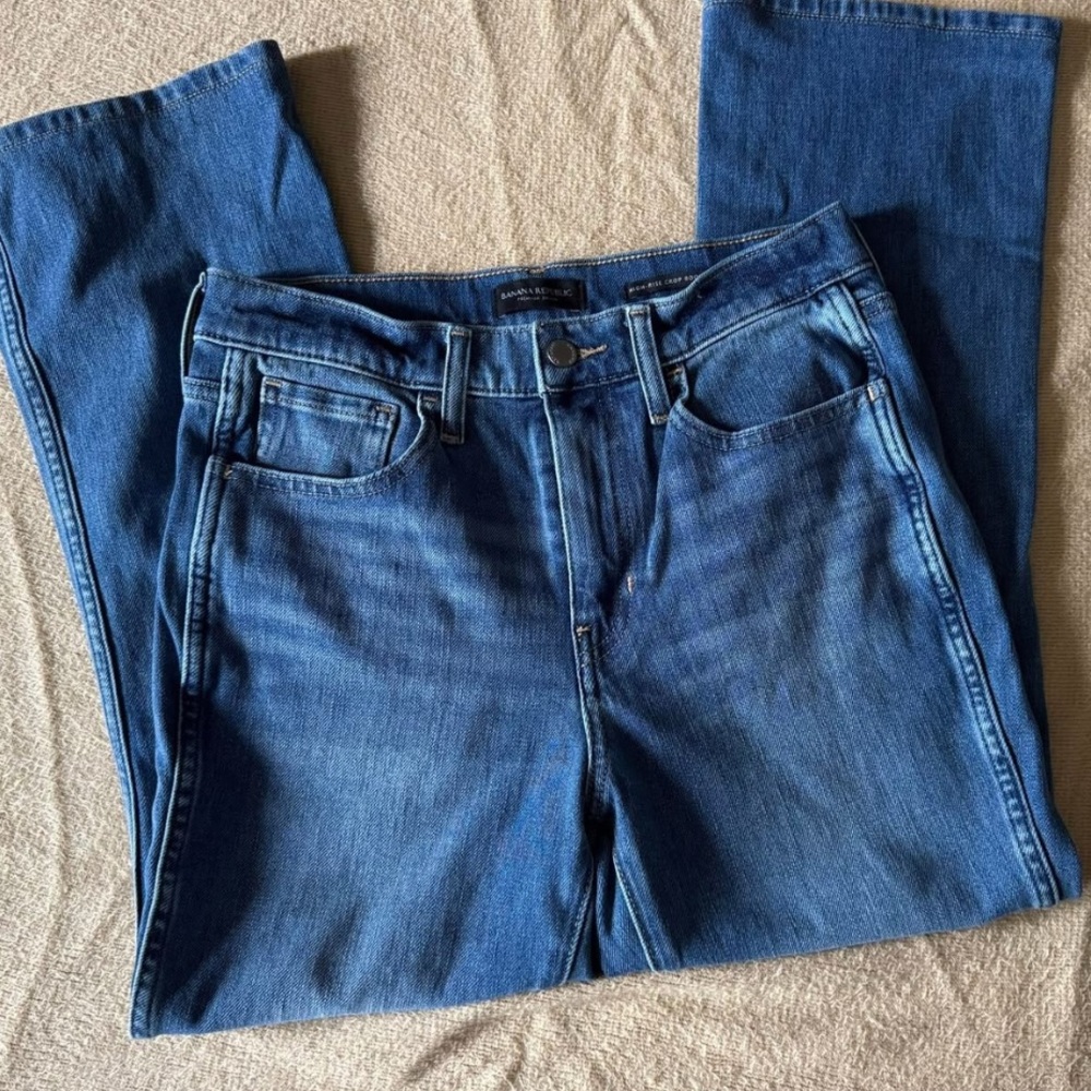 Banana Republic Blue Straight Leg Jeans